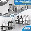 EUDELE Adhesive Shower Caddy