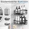 EUDELE Adhesive Shower Caddy