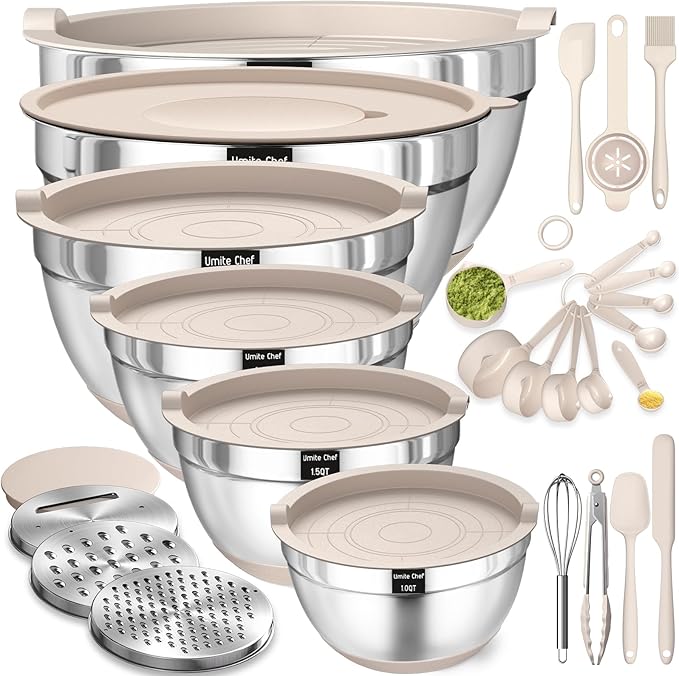 Mixing Bowls with Airtight Lids